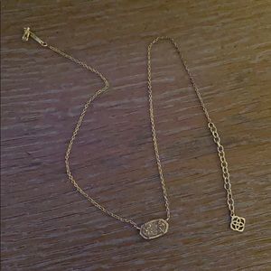 Kendra Scott Platinum druzy necklace!